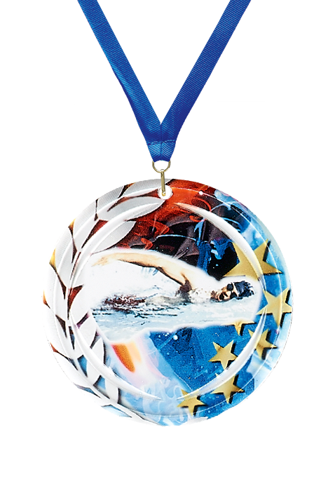 Médaille Ø 70 mm Natation  - NA22