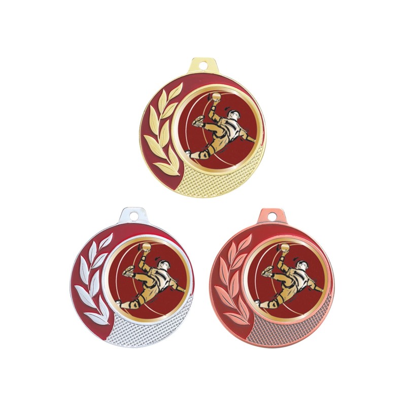 Médaille Design Handball Ø 70mm - Valorisez vos podiums et remises de prix