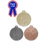 50 Médailles Course à pied en promotion Ø 50mm - Finition or-argent-bronze