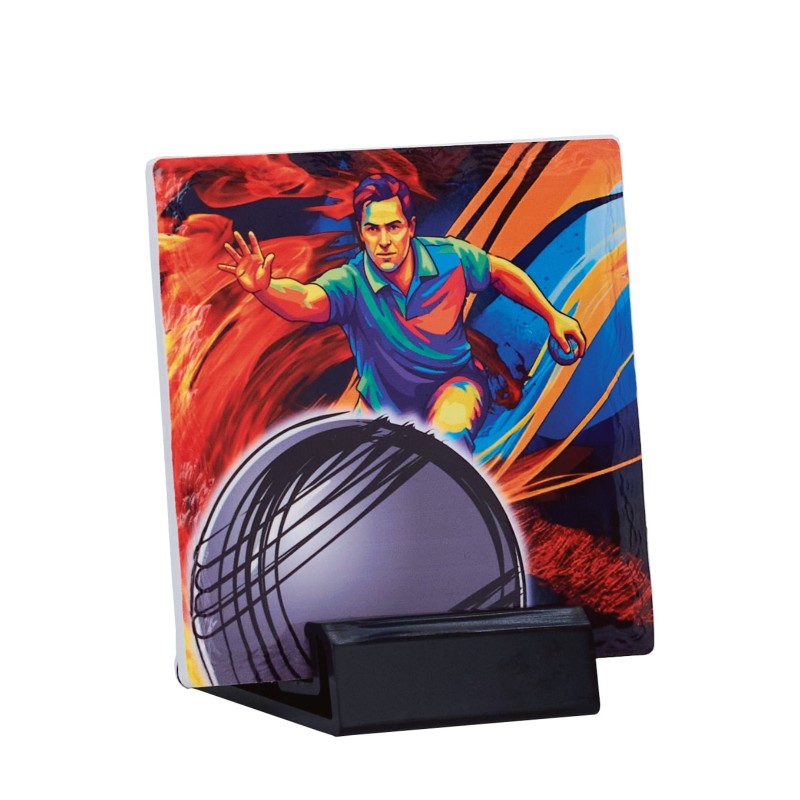 Trophée économique Pétanque en Céramique - H12cm – Réf : 47506