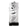 Trophée découpe Laser Automobile en Métal - H30 cm – Réf : KX-01