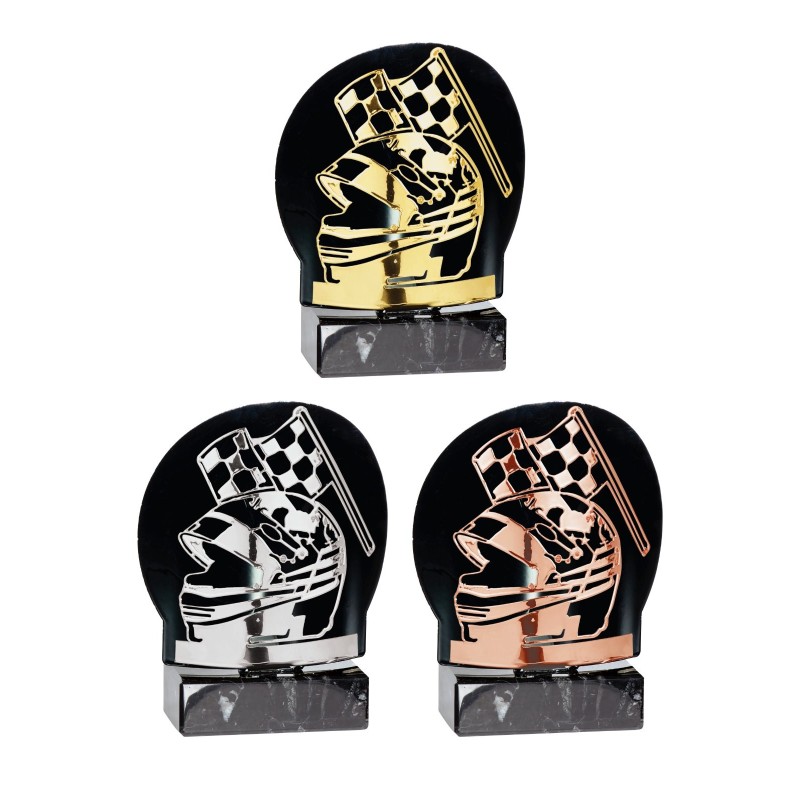 Trophée découpe Laser Moto & Quad en Métal - H18 cm – Réf : FX01