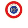 Cocarde Maire en métal pour voiture - Ø 75 mm – Spécial Mairies et Communes