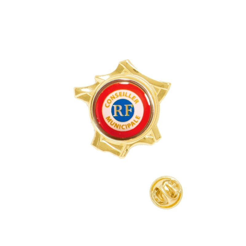 Pin's Carte de France – Maire, Adjoint(e), Conseiller(e) Municipal(e).