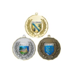 Médaille 50 mm personnalisée à votre logo  - Maquette en 24H