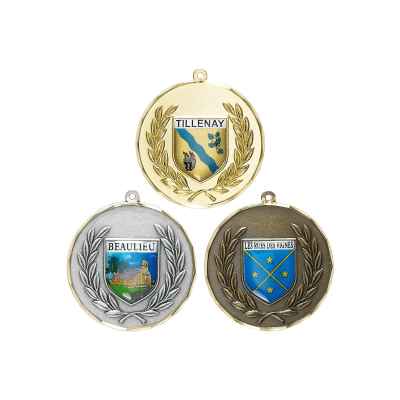 Médaille 50 mm personnalisée à votre logo  - Maquette en 24H