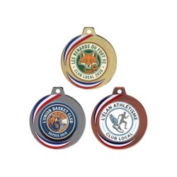 Médaille 70 mm personnalisée à votre logo  - Maquette en 24H