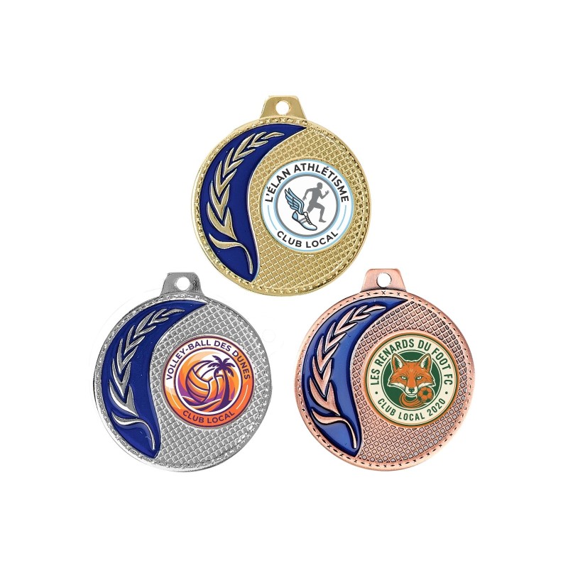 Médaille 50 mm personnalisée à votre logo  - Maquette en 24H