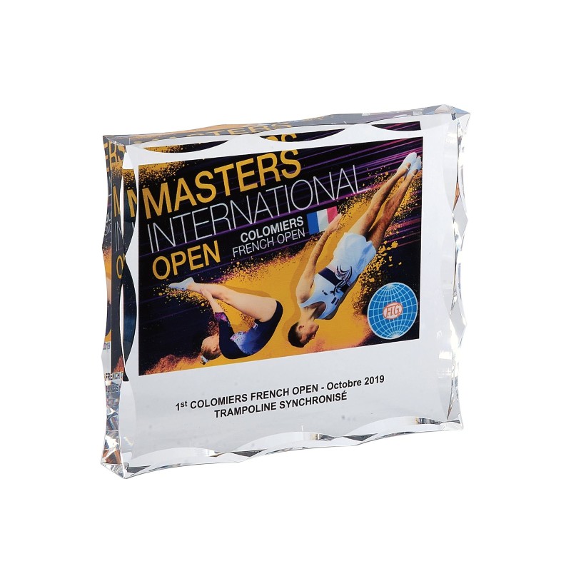 Trophée plexiglas personnalisé – création sur mesure | 158-01-LO-