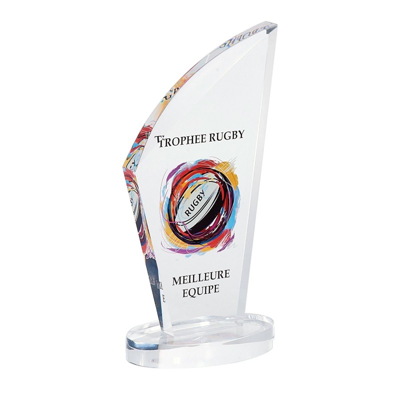 Trophée plexiglas personnalisé – création sur mesure | 158-11-LO-