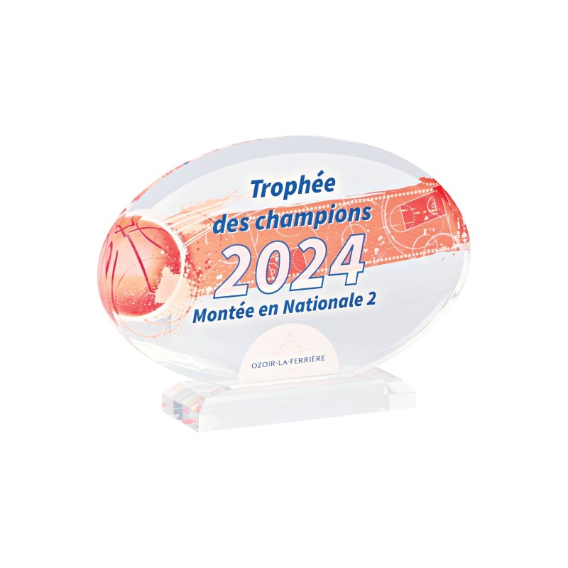 Trophée plexiglas personnalisé – création sur mesure | 159-71-LO-