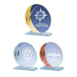 Trophée verre personnalisé – création sur mesure | 161-11-LO-CLI