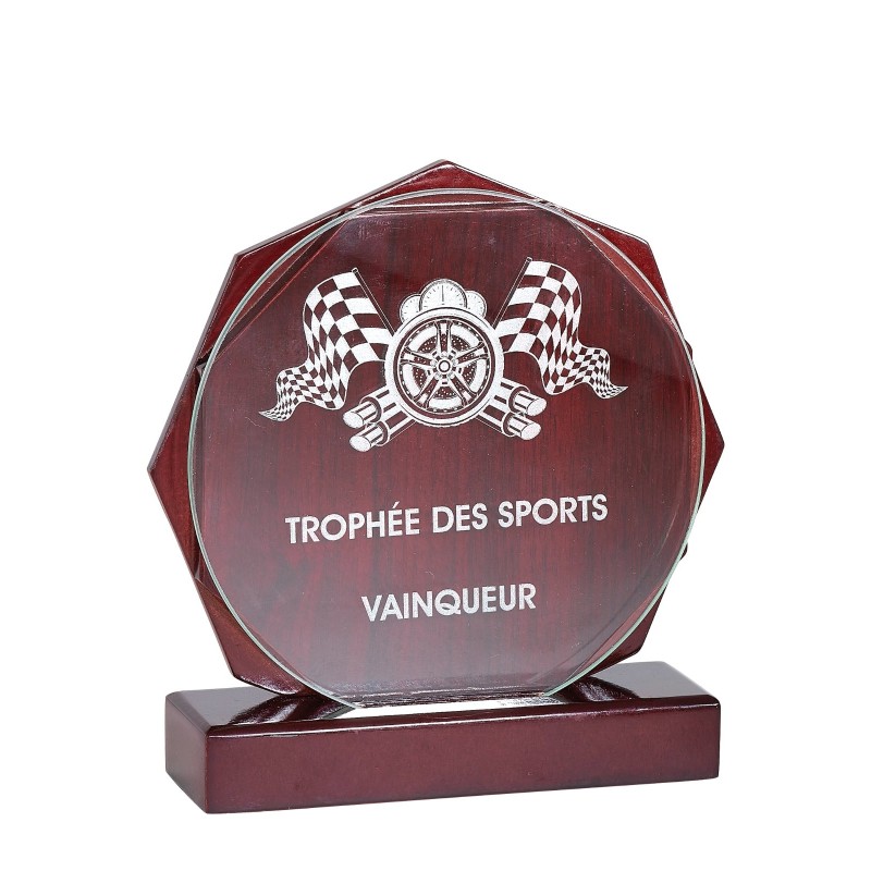 Trophée verre personnalisé – création sur mesure | 163-71-LO-CLI