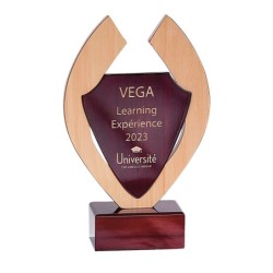 Trophée bois personnalisé – création sur mesure | 164-31-LO-CLI