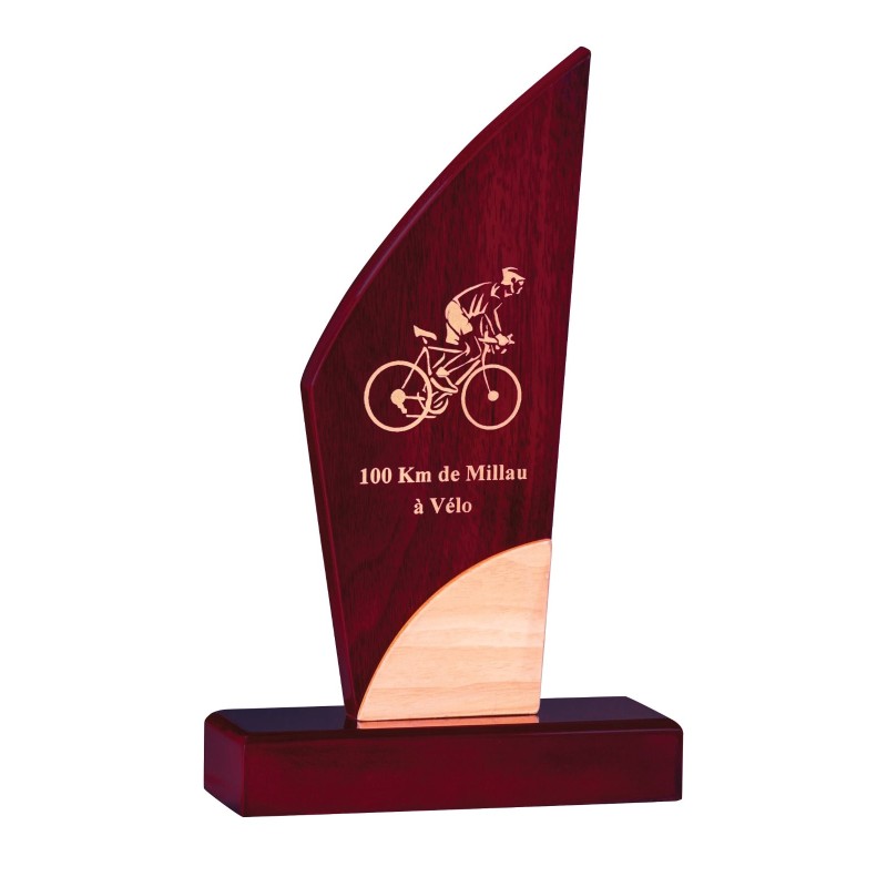 Trophée bois personnalisé – création sur mesure | 165-01-LO-CLI