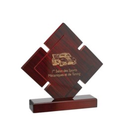 Trophée bois personnalisé – création sur mesure | 165-71-LO-CLI