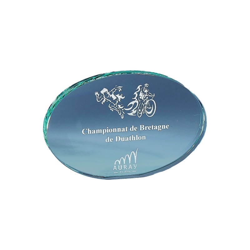 Trophée verre personnalisé – création sur mesure | 167-41-LO-CLI