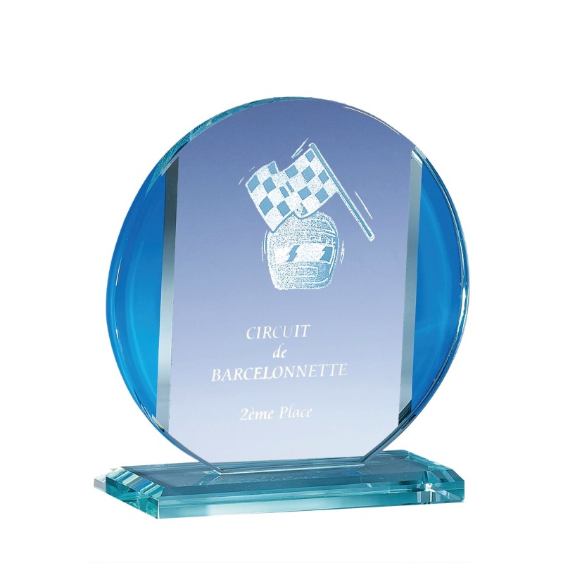 Trophée verre personnalisé – création sur mesure | 170-71-LO-CLI