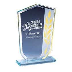 Trophée verre personnalisé – création sur mesure | 173-51-LO-CLI