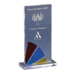 Trophée plexiglas personnalisé – création sur mesure | 174-51-LO-CLI