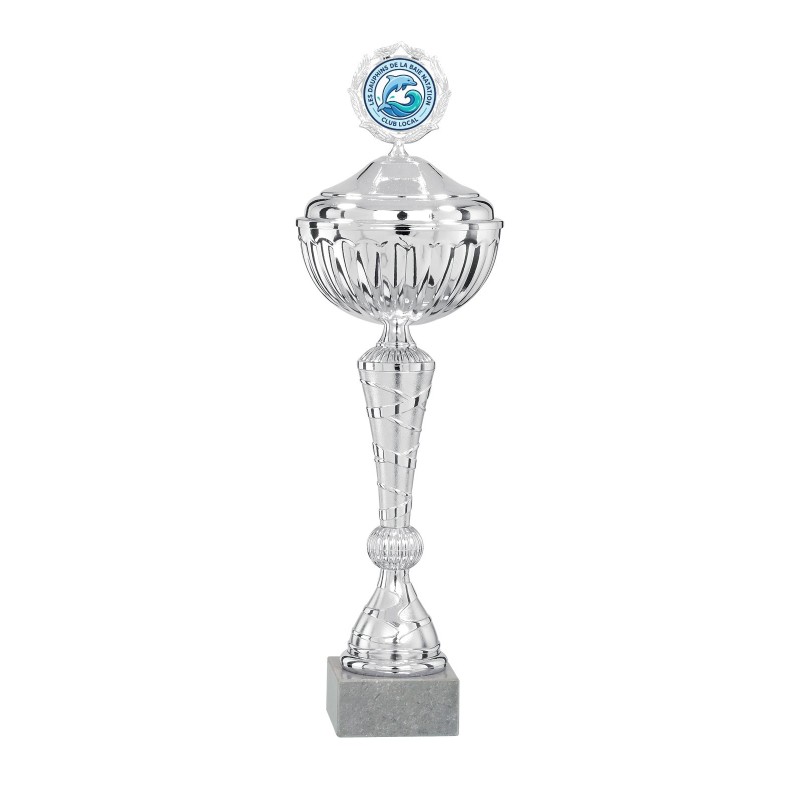 Coupe avec logo personnalisé en couleur + BAT – Mairies & Entreprises – Réf. 1721W-LO