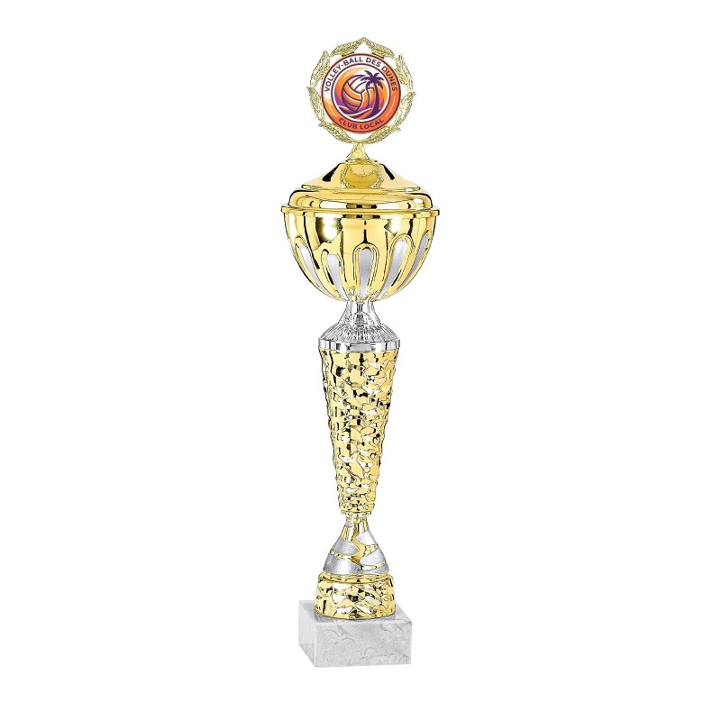 Coupe avec logo personnalisé en couleur + BAT – Mairies & Entreprises – Réf. 2281W-LO