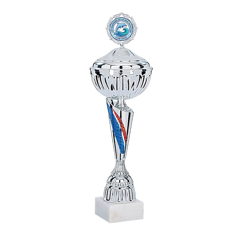 Coupe avec logo personnalisé en couleur + BAT – Mairies & Entreprises – Réf. 3351W-LO
