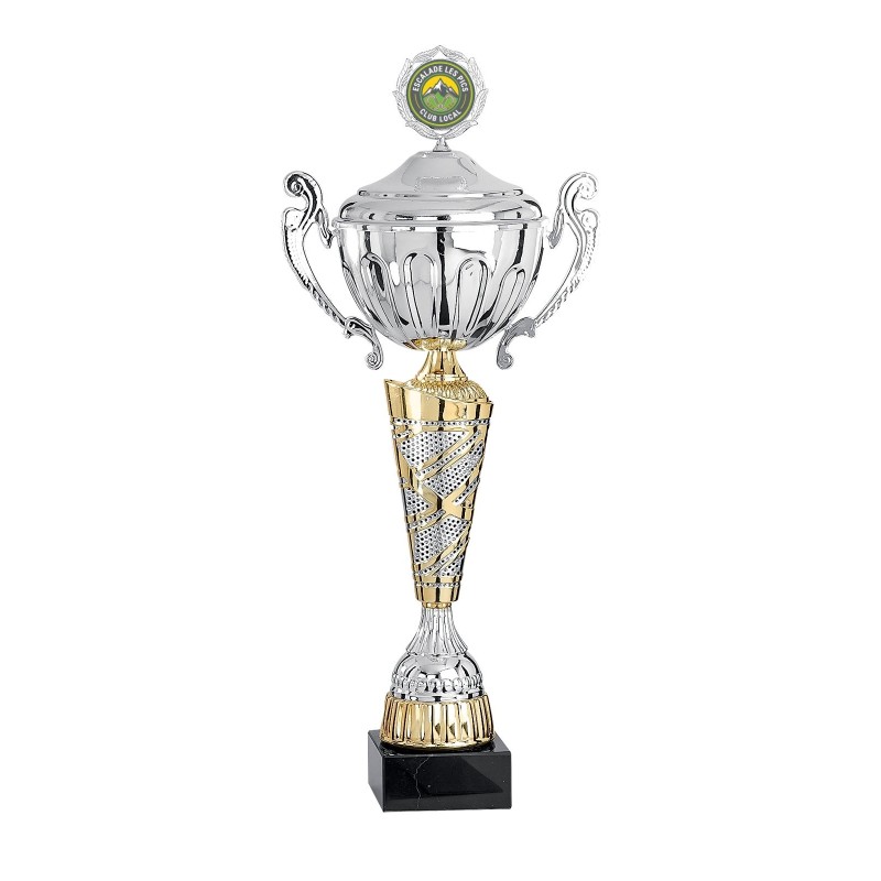 Coupe avec logo personnalisé en couleur + BAT – Mairies & Entreprises – Réf. 4551W-LO