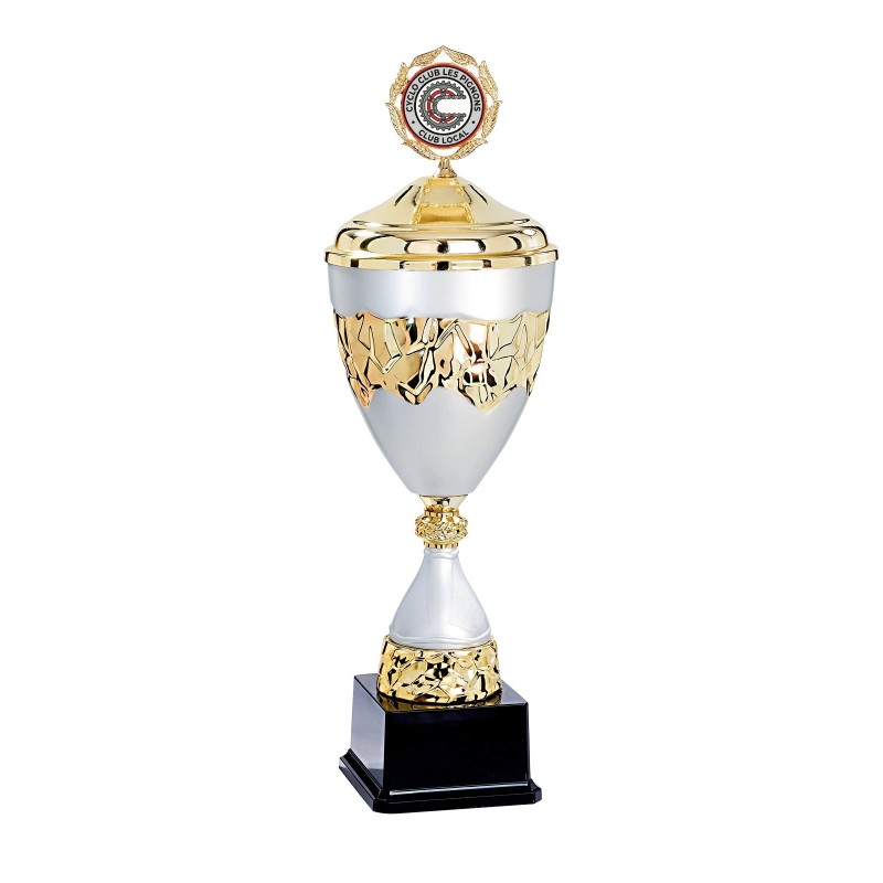 Coupe avec logo personnalisé en couleur + BAT – Mairies & Entreprises – Réf. 4561W-LO