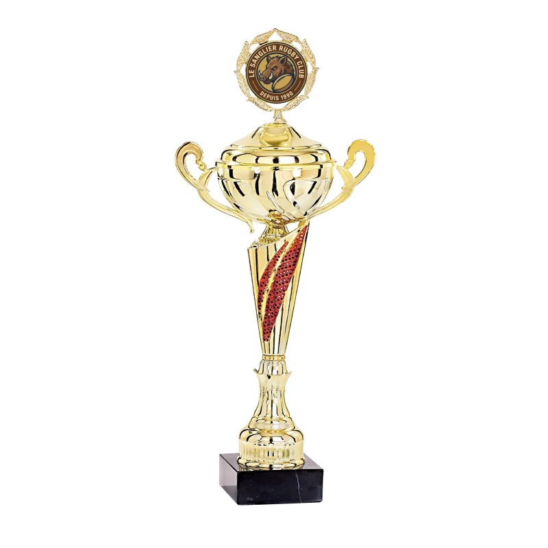 Coupe avec logo personnalisé en couleur + BAT – Mairies & Entreprises – Réf. 4641W-LO