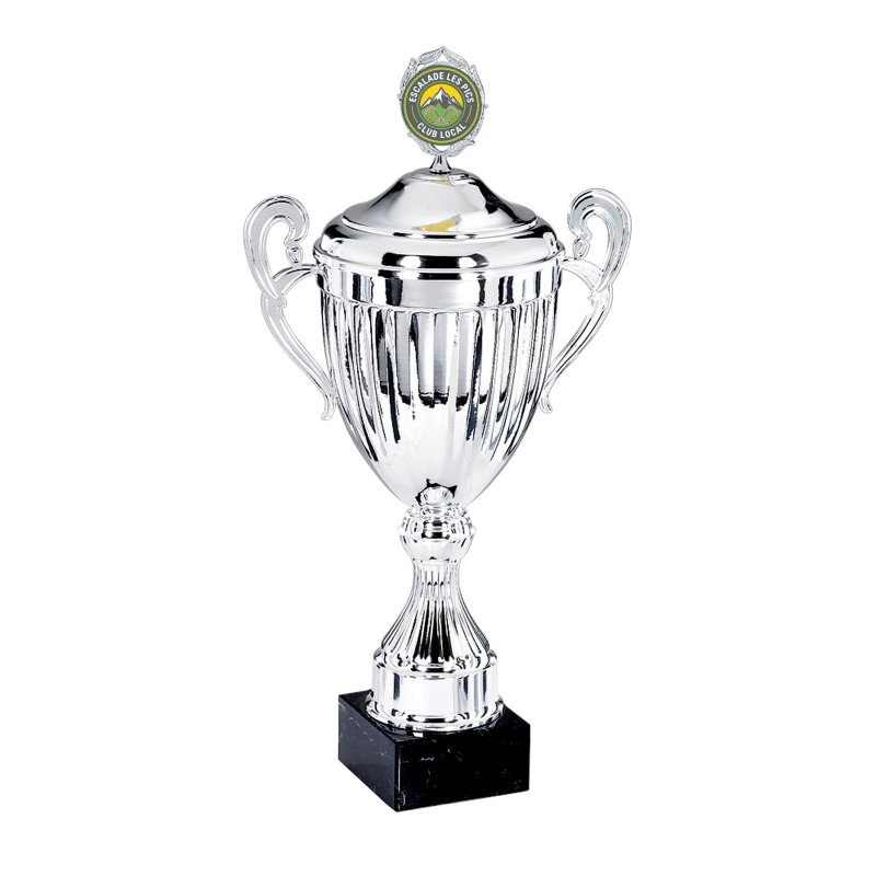 Coupe avec logo personnalisé en couleur + BAT – Mairies & Entreprises – Réf. 6151W-LO