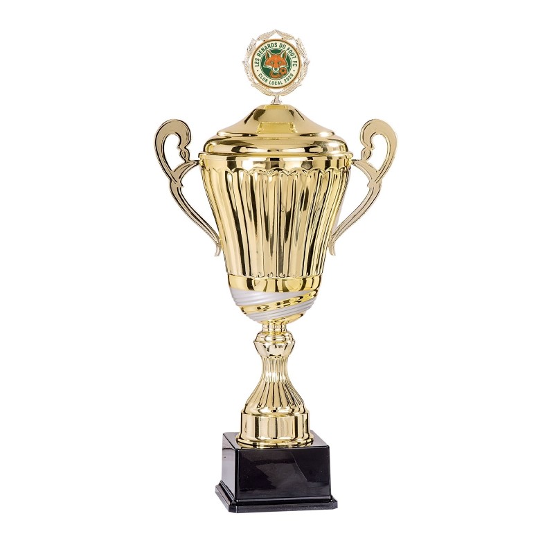 Coupe avec logo personnalisé en couleur + BAT – Mairies & Entreprises – Réf. 6431W-LO