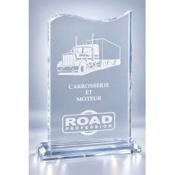 Trophée plexiglas personnalisé – création sur mesure | 174-01-LO-CLI