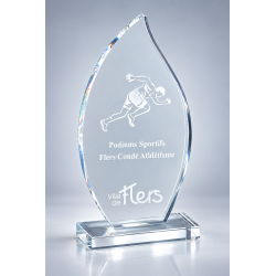 Trophée plexiglas personnalisé – création sur mesure | 174-11-LO-CLI