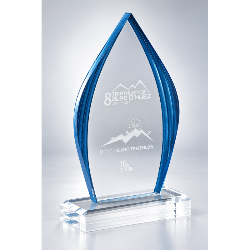 Trophée plexiglas personnalisé – création sur mesure | 177-41-LO-CLI
