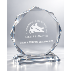 Trophée plexiglas personnalisé – création sur mesure | 179-01-LO-CLI