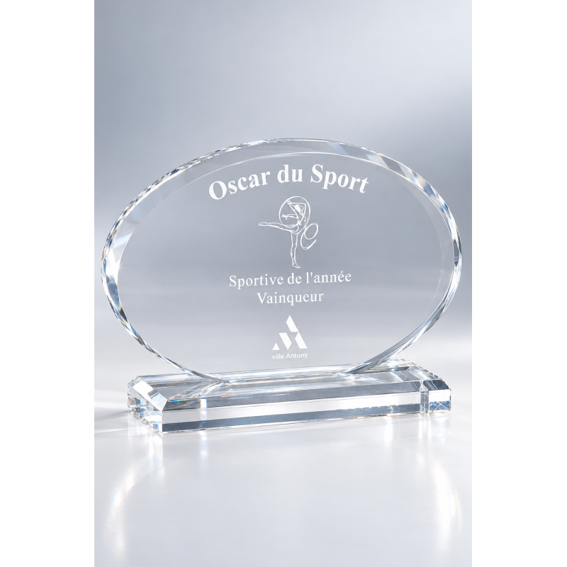 Trophée plexiglas personnalisé – création sur mesure | 180-01-LO-CLI