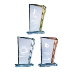 Trophée verre personnalisé – création sur mesure | 172-41-LO-CLI