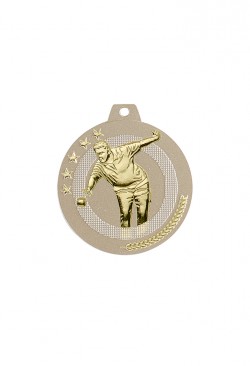 Médaille Ø 50 mm Boules & Pétanque  - NQ11