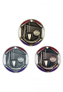 Médaille Ø 50 mm Volley-ball - 707-932