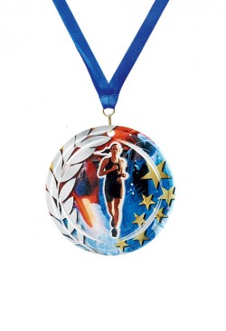 Médaille Ø 70 mm Course à pied  - NA06