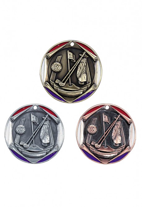 Médaille Ø 50 mm Golf - 707-202