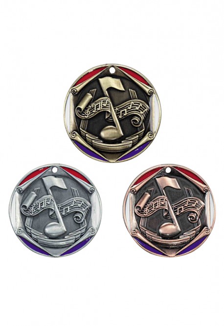 Médaille Ø 50 mm Musique - 707-420