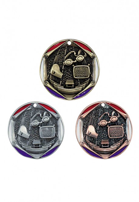 Médaille Ø 50 mm Natation - 707-682