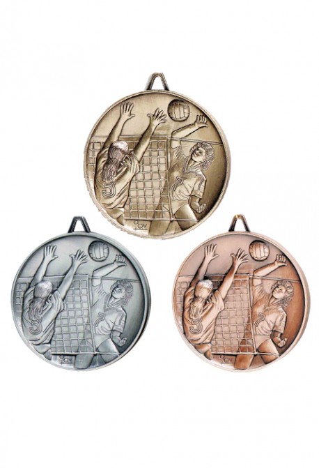 Médaille Ø 65 mm Volley-ball - 920-933