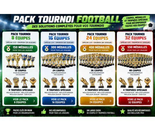 PACK TOURNOI FOOT
