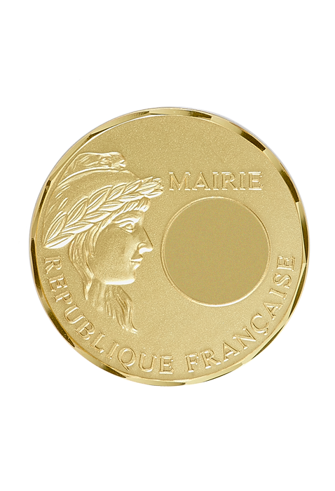 Médaille Mairie Ø 70 mm Logotée - A30