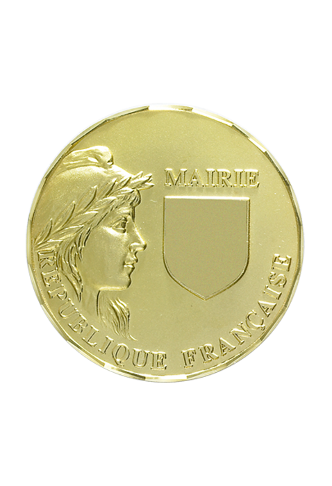 Médaille Mairie Ø 70 mm Logotée - A31
