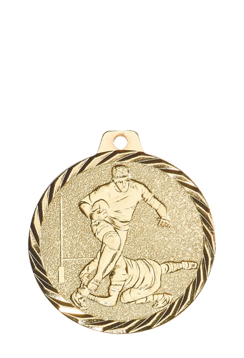 Médaille Ø 50 mm Rugby  - NZ15