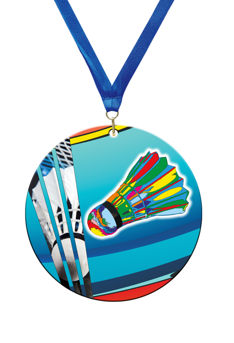 Médaille Ø 70 mm Badminton - NB02
